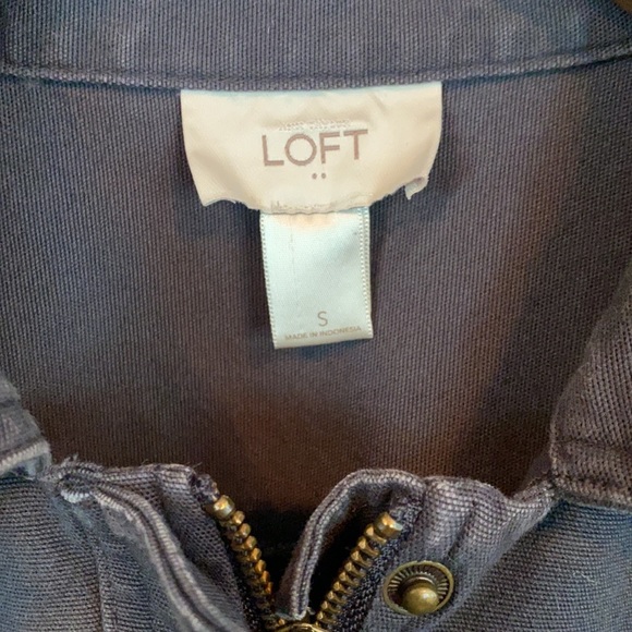 LOFT navy blue/grey jacket - Picture 2 of 4